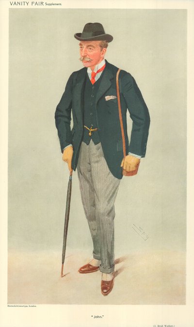 Mr J Reid Walker, John, Vanity Fair cartoon by Leslie Matthew Ward